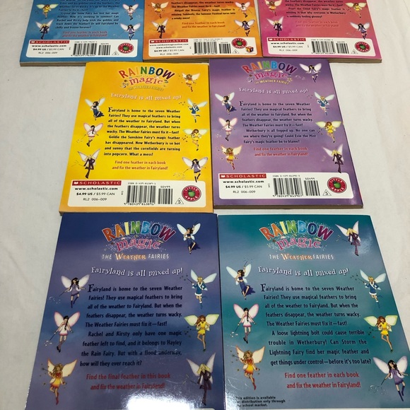 Rainbow Magic The Weather Fairies Complete Set of 1-7 by Daisy Meadows Paperback - Picture 5 of 10